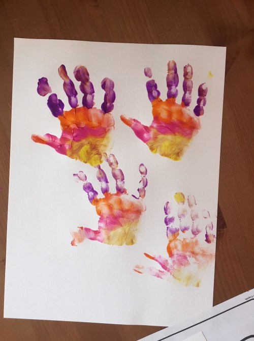 Handprint flowers | Mother's Day