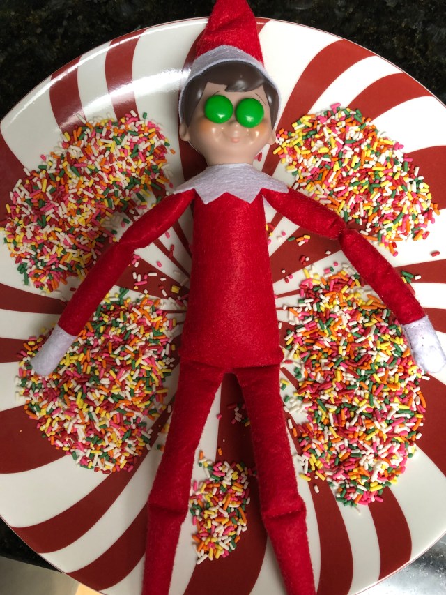 Elf on the Shelf visits the Sprinkle Spa