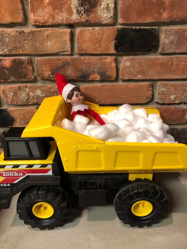 Elf on the Shelf "Chilling" out
