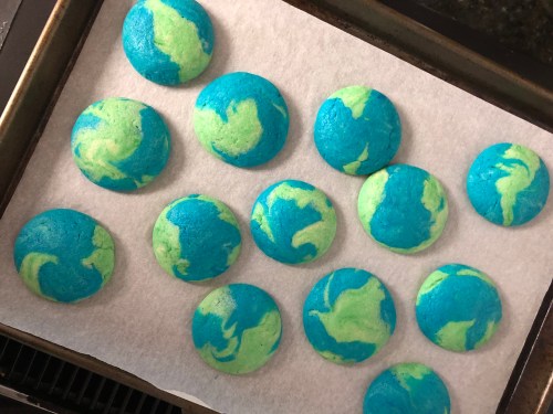 Earth Day cookies finished