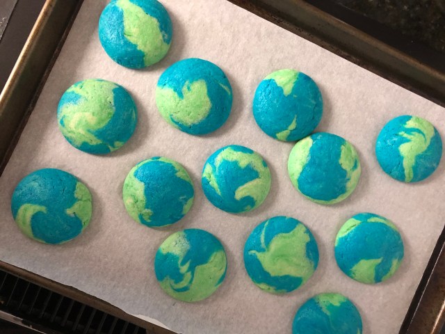 Earth Day cookies finished